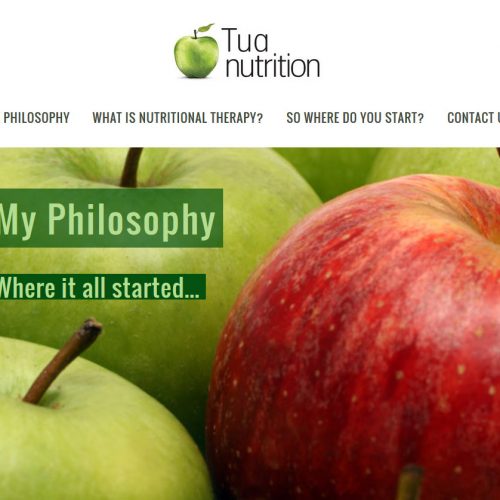 Ghost Web Design Worcester - Tua Nutrition